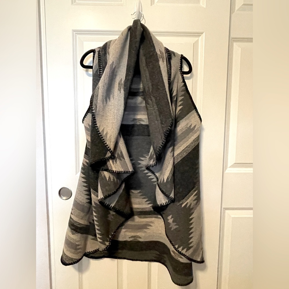 Western blanket vest